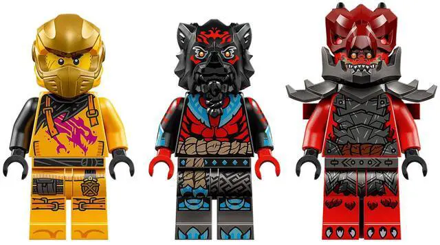 Alt view image 5 of 5 - international version ninjago Series 71833 Ras and Arin's Super Storm Jet Number of parts 510 Suitable for age 8+ toy building blocks