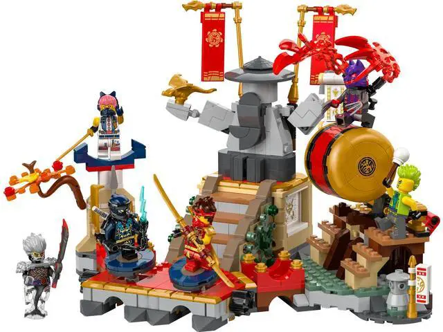 Main image of international version ninjago Series 71818 Tournament Battle Arena Number of parts 659 Suitable for age 7+ toy building blocks
