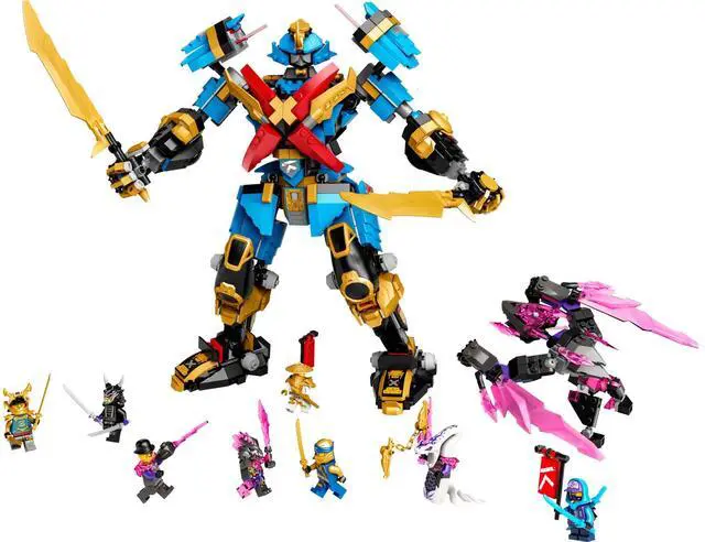 Main image of international version ninjago Series 71775 Nya's Samurai X MECH Number of parts 1003 Suitable for age 10+ toy building blocks