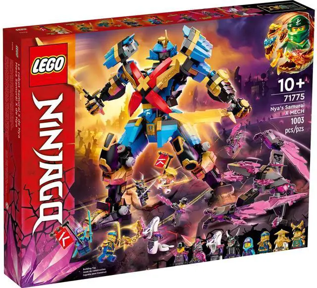Alt view image 2 of 5 - international version ninjago Series 71775 Nya's Samurai X MECH Number of parts 1003 Suitable for age 10+ toy building blocks