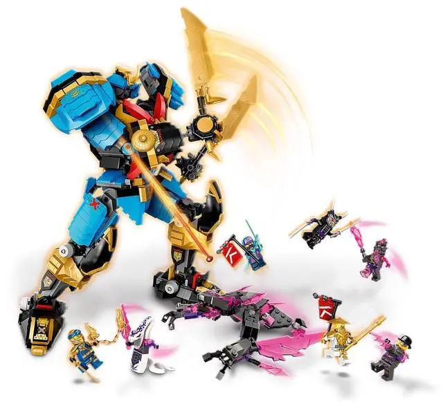 Alt view image 4 of 5 - international version ninjago Series 71775 Nya's Samurai X MECH Number of parts 1003 Suitable for age 10+ toy building blocks