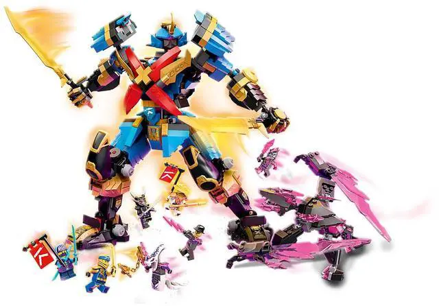 Alt view image 3 of 5 - international version ninjago Series 71775 Nya's Samurai X MECH Number of parts 1003 Suitable for age 10+ toy building blocks