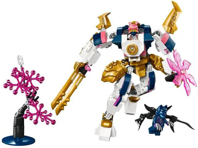 Main image of international version ninjago Series 71807 Sora's Elemental Tech Mech Number of parts 209 Suitable for age 7+ toy building blocks