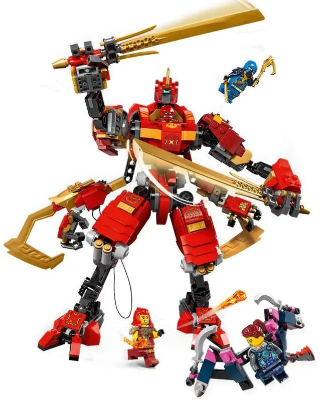 Alt view image 3 of 5 - international version ninjago Series 71812 Kai's Ninja Climber Mech Number of parts 623 Suitable for age 9+ toy building blocks