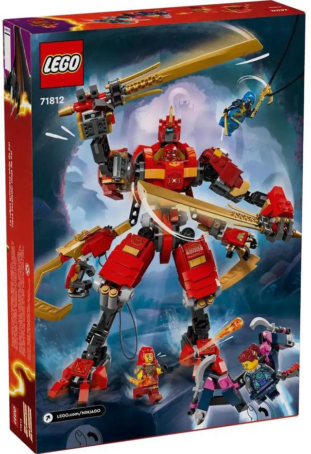 Alt view image 5 of 5 - international version ninjago Series 71812 Kai's Ninja Climber Mech Number of parts 623 Suitable for age 9+ toy building blocks