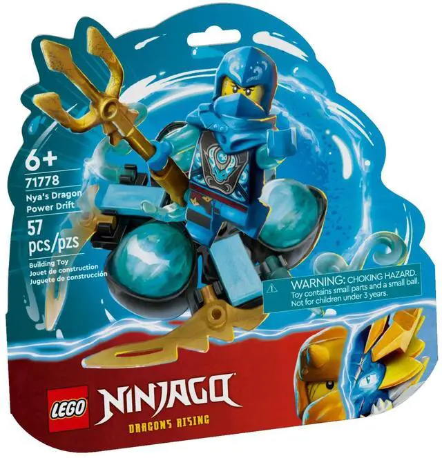 Alt view image 2 of 5 - international version ninjago Series 71778 Nya's Dragon Power Spinjitzu Drift Number of parts 57 Suitable for age 6+ toy building blocks
