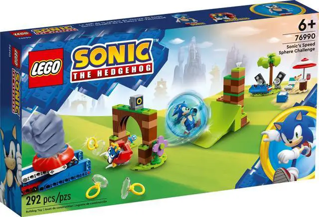 Alt view image 2 of 5 - international version sonic the hedgehog Series 76990 Sonic's Speed Sphere Challenge Number of parts 292 Suitable for age 6+ toy building blocks