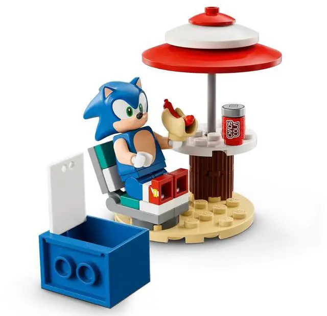 Alt view image 5 of 5 - international version sonic the hedgehog Series 76990 Sonic's Speed Sphere Challenge Number of parts 292 Suitable for age 6+ toy building blocks