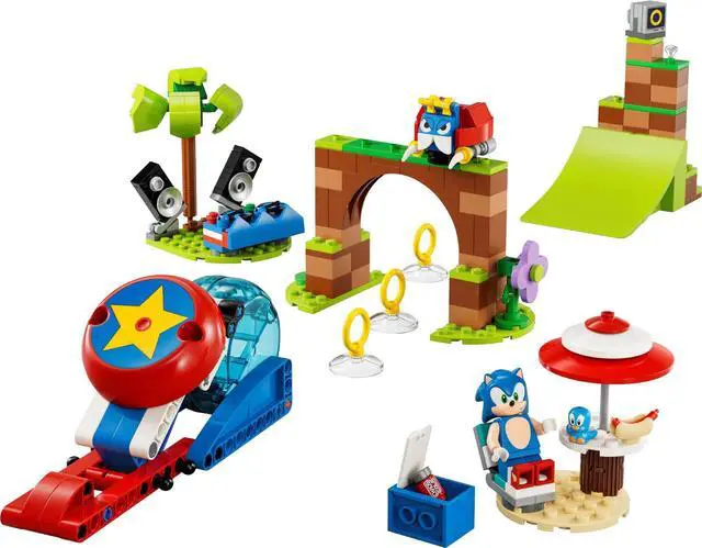 Alt view image 3 of 5 - international version sonic the hedgehog Series 76990 Sonic's Speed Sphere Challenge Number of parts 292 Suitable for age 6+ toy building blocks