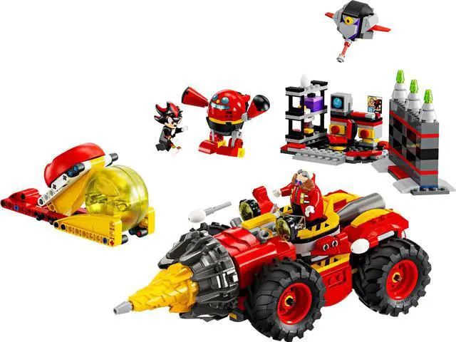 Main image of international version sonic the hedgehog Series 76999 Super Sonic vs. Egg Drillster Number of parts 590 Suitable for age 8+ toy building blocks