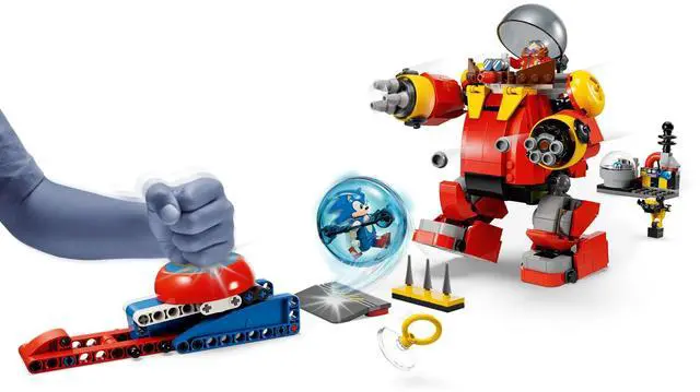 Main image of international version sonic the hedgehog Series 76993 Sonic vs. Dr. Eggman's Death Egg Robot Number of parts 615 Suitable for age 8+ toy building blocks