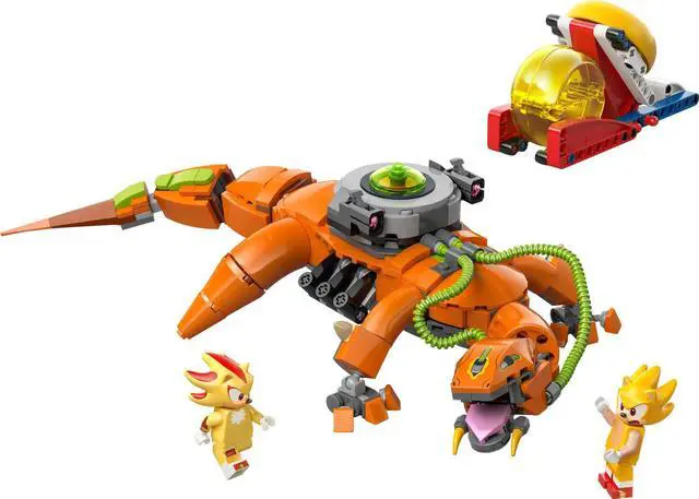 Main image of international version sonic the hedgehog Series 77003 Super Shadow vs. Biolizard Number of parts 419 Suitable for age 9+ toy building blocks