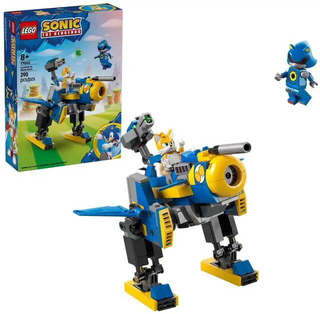 Alt view image 2 of 5 - international version sonic the hedgehog Series 77002 Cyclone vs. Metal Sonic Number of parts 290 Suitable for age 8+ toy building blocks