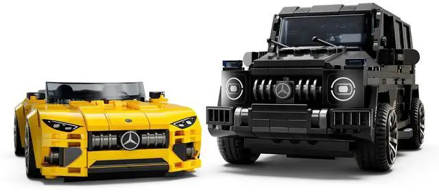 Alt view image 3 of 5 - international version speed champions Series 76924 Mercedes-AMG G 63 & Mercedes-AMG SL 63 Number of parts 808 Suitable for age 10+ toy building blocks