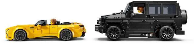 Alt view image 4 of 5 - international version speed champions Series 76924 Mercedes-AMG G 63 & Mercedes-AMG SL 63 Number of parts 808 Suitable for age 10+ toy building blocks