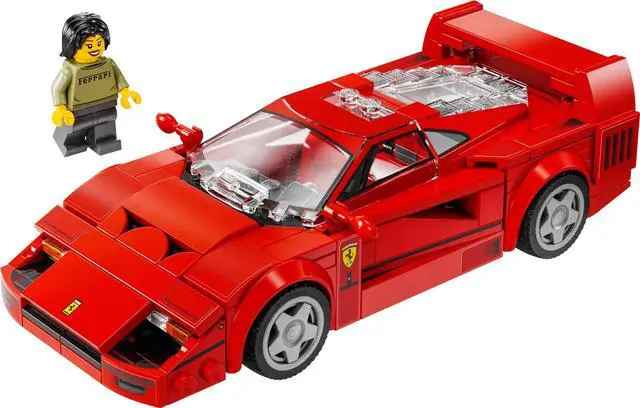 Main image of international version speed champions Series 76934 Ferrari F40 Supercar Number of parts 318 Suitable for age 9+ toy building blocks