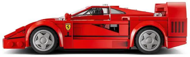 Alt view image 4 of 5 - international version speed champions Series 76934 Ferrari F40 Supercar Number of parts 318 Suitable for age 9+ toy building blocks