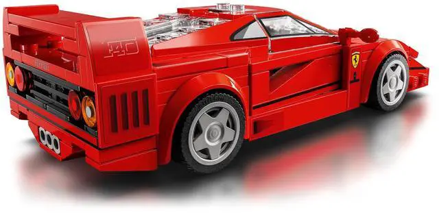 Alt view image 5 of 5 - international version speed champions Series 76934 Ferrari F40 Supercar Number of parts 318 Suitable for age 9+ toy building blocks