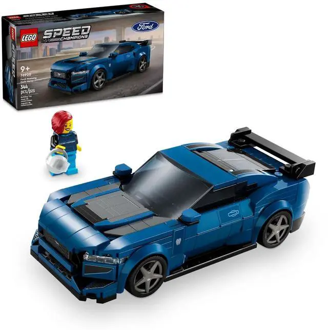 Alt view image 2 of 5 - international version speed champions Series 76920 Ford Mustang Dark Horse Sports Car Number of parts 344 Suitable for age 9+ toy building blocks