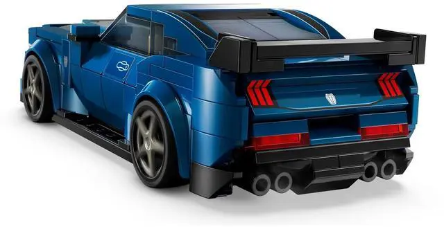 Alt view image 4 of 5 - international version speed champions Series 76920 Ford Mustang Dark Horse Sports Car Number of parts 344 Suitable for age 9+ toy building blocks