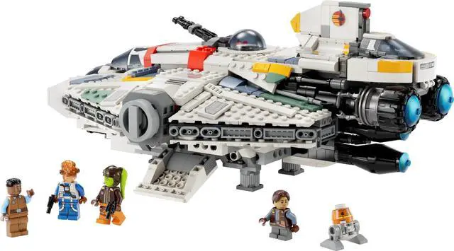Main image of international version star wars Series 75357 Ghost & Phantom II Number of parts 1394 Suitable for age 10+ toy building blocks