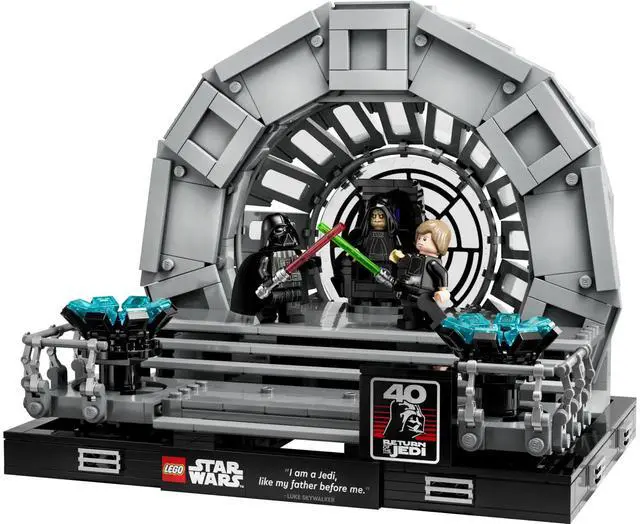 Main image of international version star wars Series 75352 Emperor's Throne Room Diorama Number of parts 807 Suitable for age 18+ toy building blocks