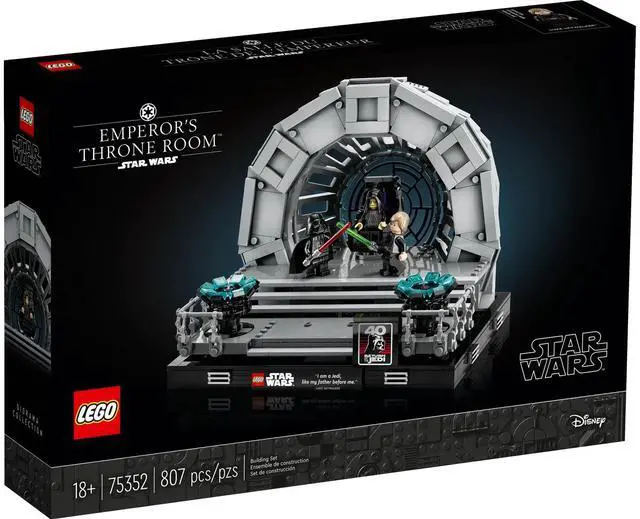 Alt view image 2 of 5 - international version star wars Series 75352 Emperor's Throne Room Diorama Number of parts 807 Suitable for age 18+ toy building blocks