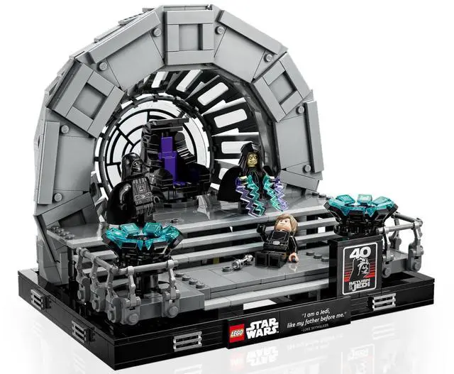 Alt view image 3 of 5 - international version star wars Series 75352 Emperor's Throne Room Diorama Number of parts 807 Suitable for age 18+ toy building blocks