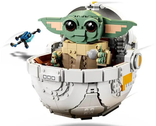 Alt view image 3 of 5 - international version star wars Series 75403 Grogu with Hover Pram Number of parts 1048 Suitable for age 10+ toy building blocks