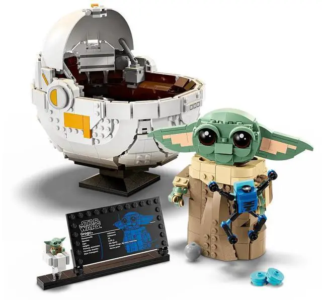 Alt view image 4 of 5 - international version star wars Series 75403 Grogu with Hover Pram Number of parts 1048 Suitable for age 10+ toy building blocks