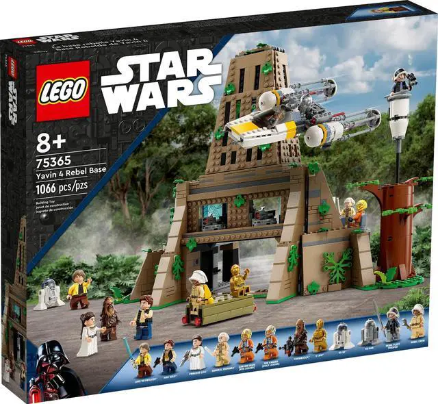 Alt view image 2 of 5 - international version star wars Series 75365 Yavin 4 Rebel Base Number of parts 1066 Suitable for age 8+ toy building blocks