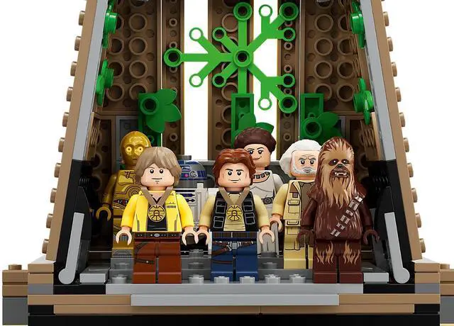 Alt view image 4 of 5 - international version star wars Series 75365 Yavin 4 Rebel Base Number of parts 1066 Suitable for age 8+ toy building blocks