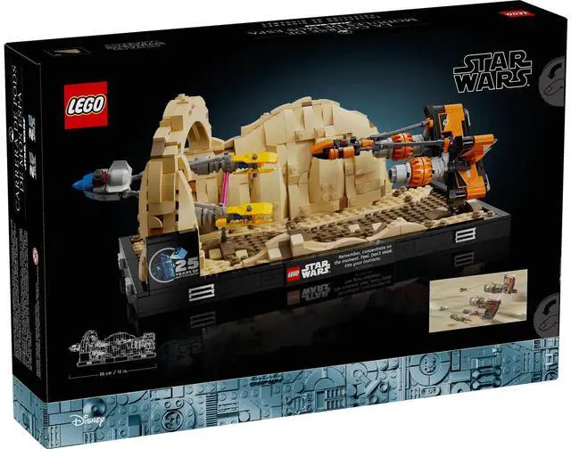 Alt view image 5 of 5 - international version star wars Series 75380 Mos Espa Podrace Diorama Number of parts 718 Suitable for age 18+ toy building blocks