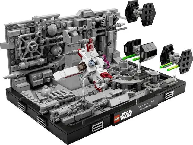 Main image of international version star wars Series 75329 Death Star Trench Run Diorama Number of parts 665 Suitable for age 18+ toy building blocks