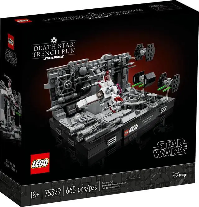 Alt view image 2 of 5 - international version star wars Series 75329 Death Star Trench Run Diorama Number of parts 665 Suitable for age 18+ toy building blocks