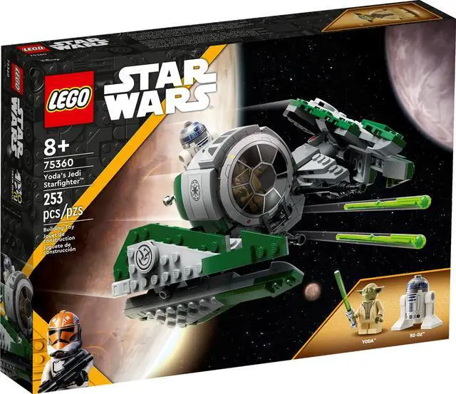 Alt view image 2 of 5 - international version star wars Series 75360 Yoda's Jedi Starfighter Number of parts 253 Suitable for age 8+ toy building blocks
