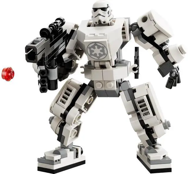 Main image of international version star wars Series 75370 Stormtrooper Mech Number of parts 138 Suitable for age 6+ toy building blocks