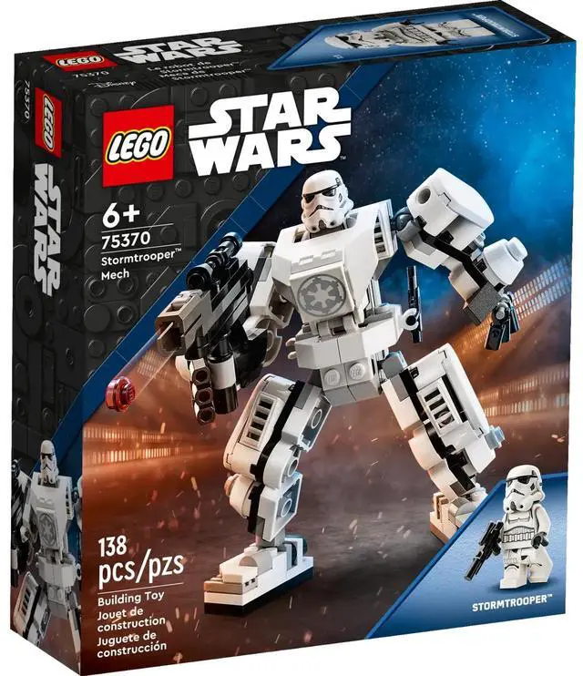 Alt view image 2 of 5 - international version star wars Series 75370 Stormtrooper Mech Number of parts 138 Suitable for age 6+ toy building blocks