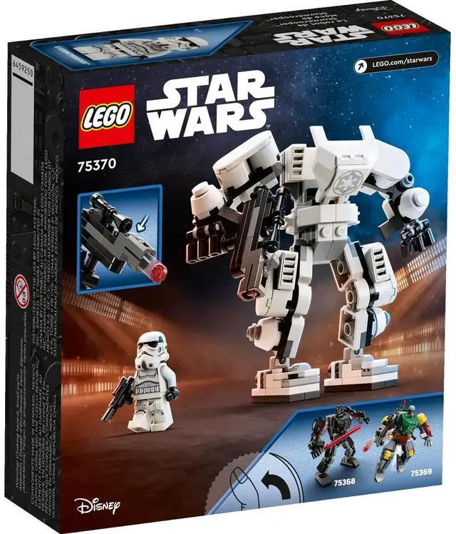 Alt view image 5 of 5 - international version star wars Series 75370 Stormtrooper Mech Number of parts 138 Suitable for age 6+ toy building blocks