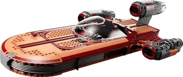 Alt view image 4 of 5 - international version star wars Series 75341 Luke Skywalkers Landspeeder Number of parts 1890 Suitable for age 18+ toy building blocks