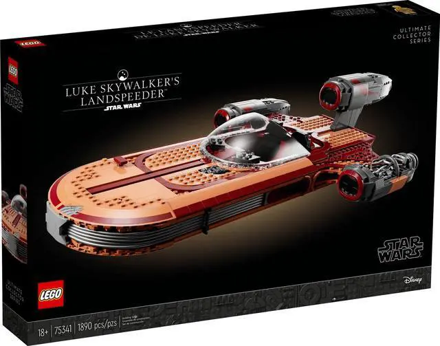 Alt view image 2 of 5 - international version star wars Series 75341 Luke Skywalkers Landspeeder Number of parts 1890 Suitable for age 18+ toy building blocks