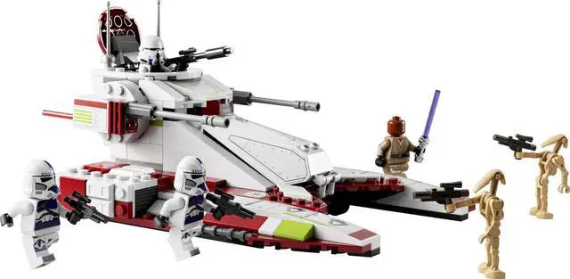 Main image of international version star wars Series 75342 Republic Fighter Tank Number of parts 262 Suitable for age 7+ toy building blocks