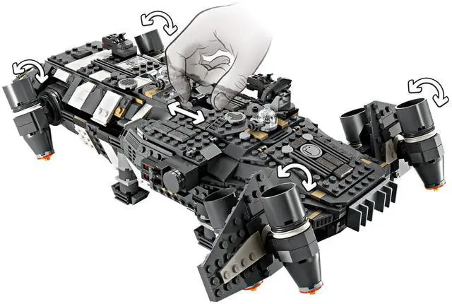 Alt view image 4 of 5 - international version star wars Series 75374 The Onyx Cinder Number of parts 1325 Suitable for age 10+ toy building blocks