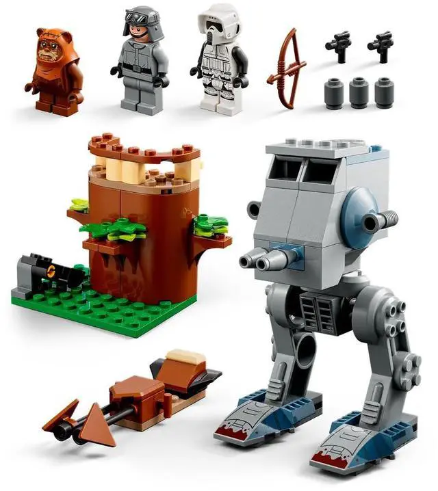 Alt view image 4 of 5 - international version star wars Series 75332 AT-ST Number of parts 87 Suitable for age 4+ toy building blocks