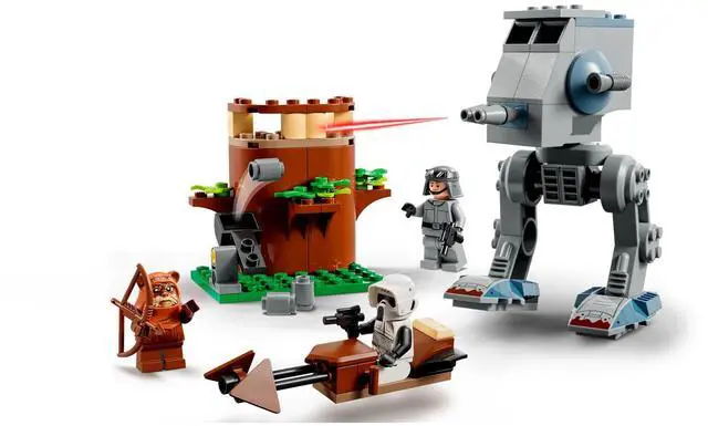 Alt view image 3 of 5 - international version star wars Series 75332 AT-ST Number of parts 87 Suitable for age 4+ toy building blocks