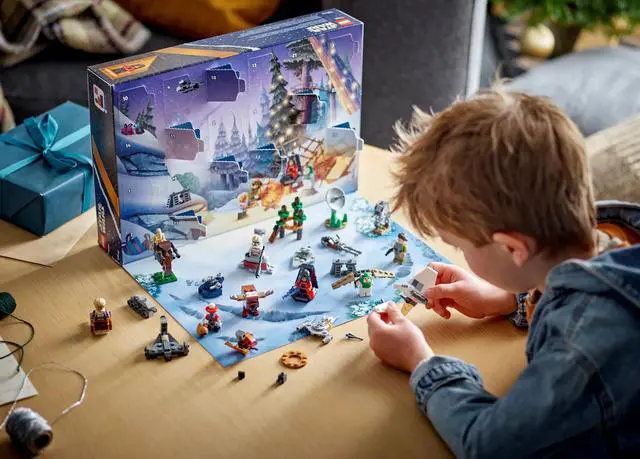 Alt view image 4 of 5 - international version star wars Series 75366 LEGO® Star Wars Advent Calendar 2023 Number of parts 320 Suitable for age 6+ toy building blocks