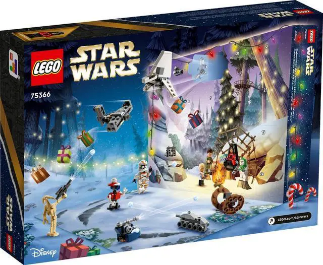 Alt view image 3 of 5 - international version star wars Series 75366 LEGO® Star Wars Advent Calendar 2023 Number of parts 320 Suitable for age 6+ toy building blocks