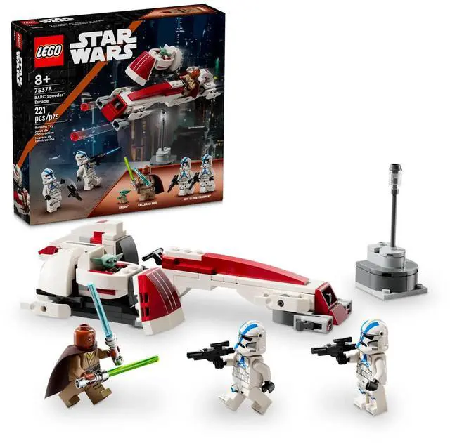 Alt view image 2 of 5 - international version star wars Series 75378 BARC Speeder Escape Number of parts 221 Suitable for age 8+ toy building blocks