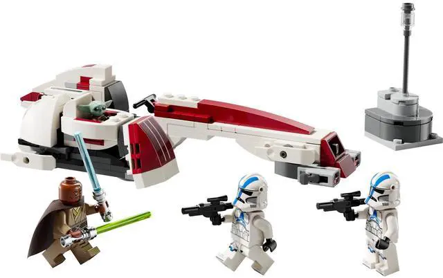 Main image of international version star wars Series 75378 BARC Speeder Escape Number of parts 221 Suitable for age 8+ toy building blocks