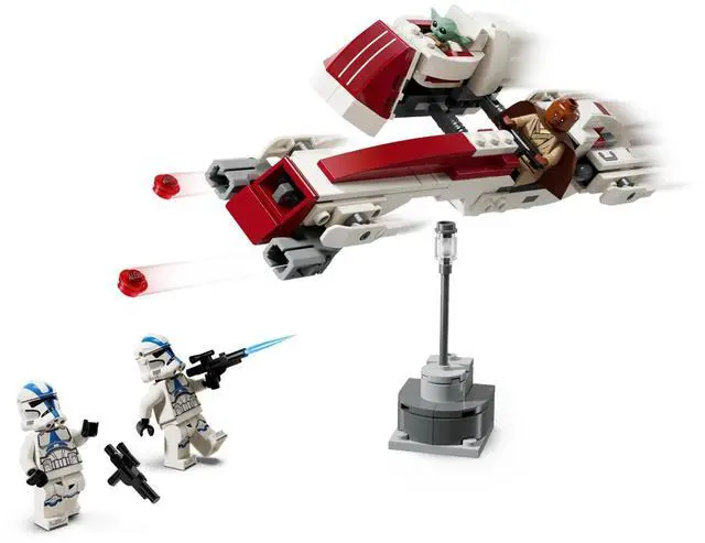 Alt view image 3 of 5 - international version star wars Series 75378 BARC Speeder Escape Number of parts 221 Suitable for age 8+ toy building blocks